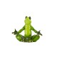 Pysco py8862 Polyester Dekoratif  Yoga Yapan Üçlü Kurbağa Figürü