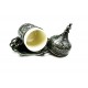 Pologift Döküm Dekoratif İki Kişilik Tepsili Kahve Takımı