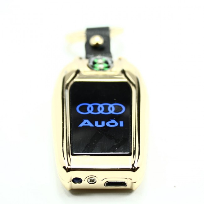 Degrade DG1444 x1 Audi Logolu Çakmak USB Şarjlı Elektrikli Pusulalı Fenerli