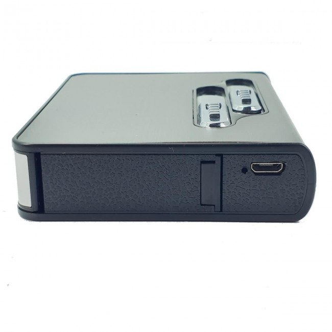 Degrade d3088 Sigaralık Sigara Kutusu  USB Şarjlı Elektrikli Çakmak