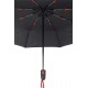 Degrade DS8836 Full Otomatik Yağmur Desenli Siyah Kadın Şemsiye