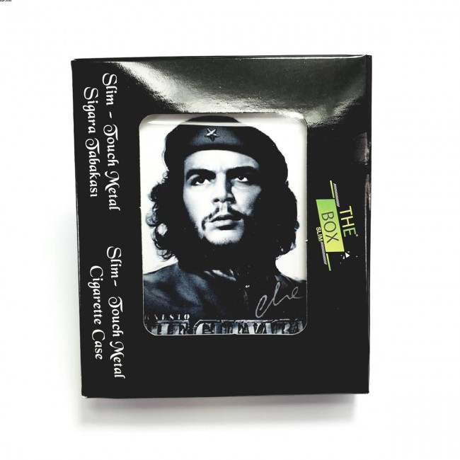 DEGRADE Che Guevara Figürlü Metal Sigara Tabakası Kutusu